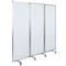 Flash Furniture Mobile Magnetic Whiteboard Partition with Casters BR-PTT001-3-M-60183-GG - alternate 8